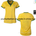Top Thai Quality Womens Player Version Brasil Soccer Jerseys Wholesale Brazil Womens Jersey, Discount Soccer Kits for Women with Free Shipping by DHL